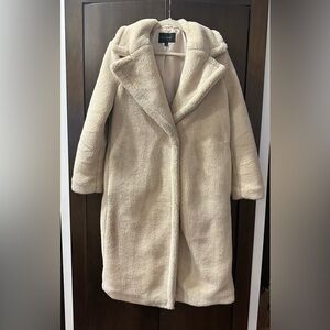 Banana Republic Faux Fur Teddy Coat